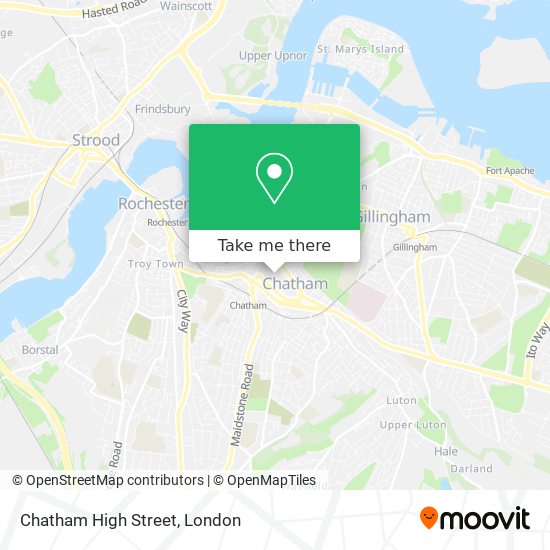 Chatham High Street map