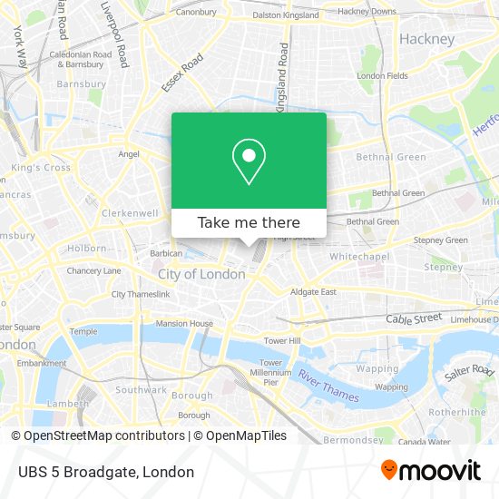 UBS 5 Broadgate map