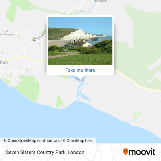 Seven Sisters Country Park map