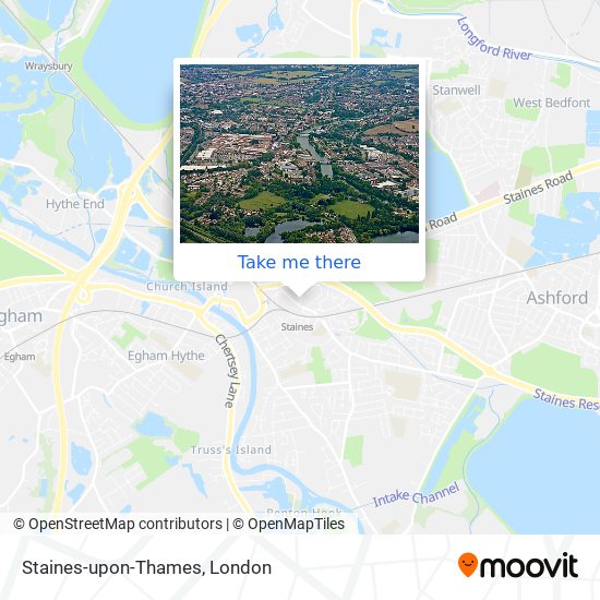 Staines-upon-Thames map