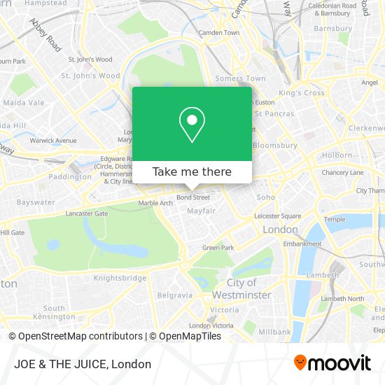 JOE & THE JUICE map
