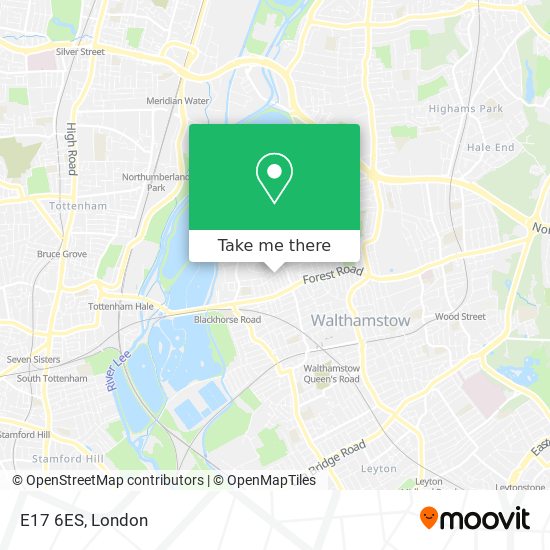 E17 6ES map