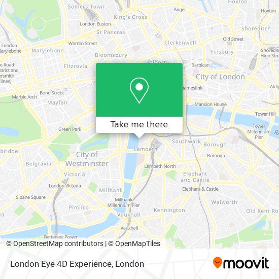 London Eye 4D Experience map