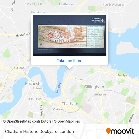 Chatham Historic Dockyard Map How To Get To Chatham Historic Dockyard By Bus Or Train?