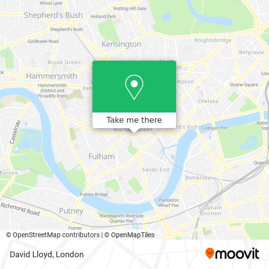 David Lloyd map