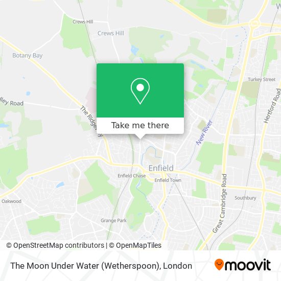 The Moon Under Water (Wetherspoon) map