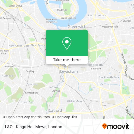 L&Q - Kings Hall Mews map