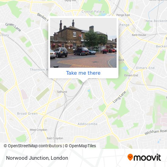 Norwood Junction map