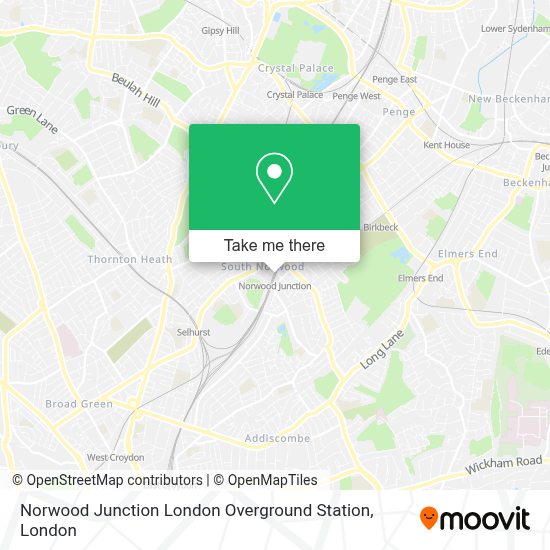How to get to Norwood Junction London Overground Station in South