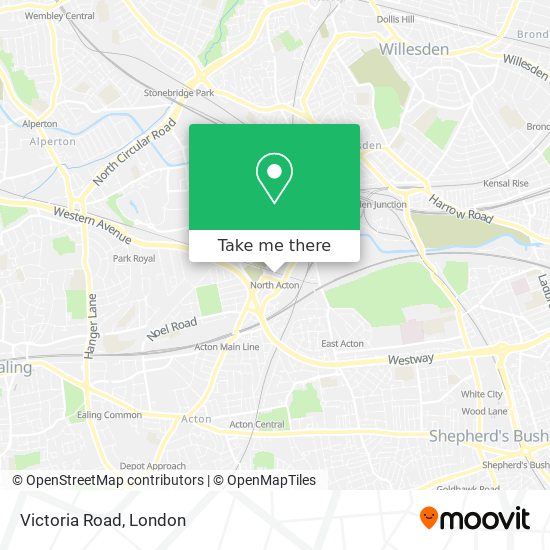 Victoria Road map