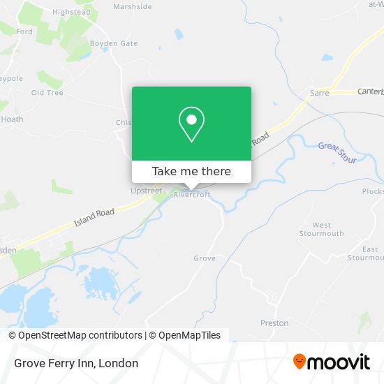 Grove Ferry Inn map