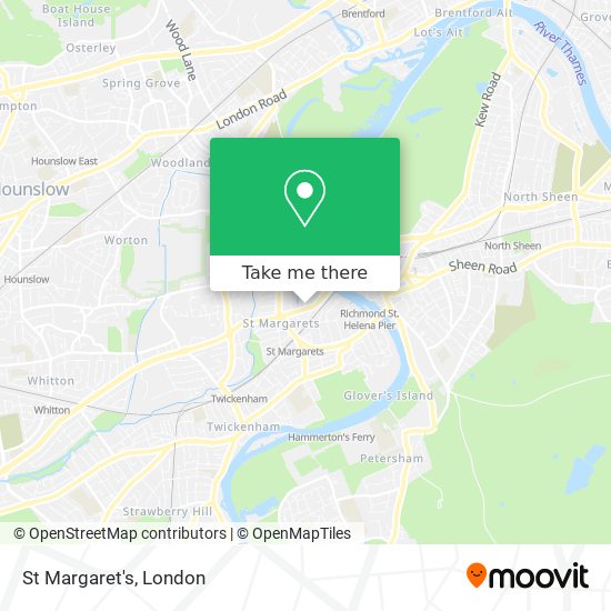 St Margaret's map