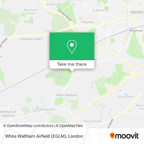 White Waltham Airfield (EGLM) map