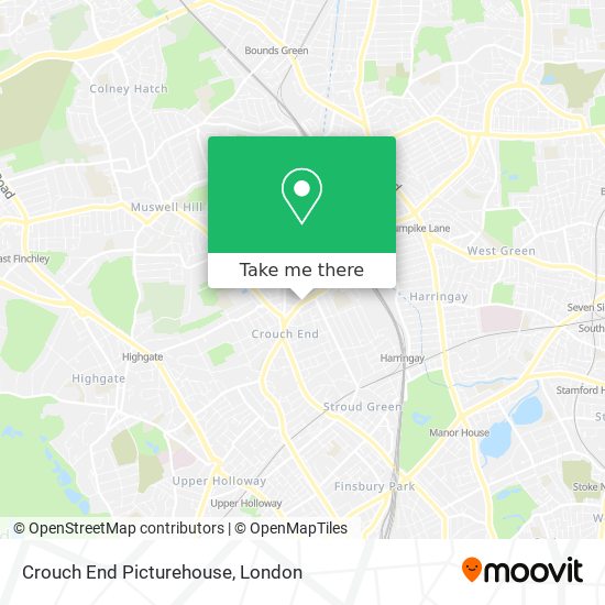 Crouch End Picturehouse map