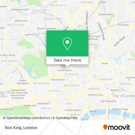 Roti King map