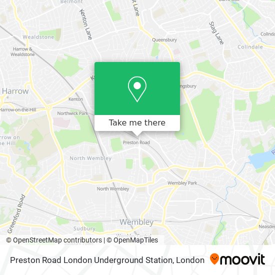 How to get to Preston Road London Underground Station by Tube Bus