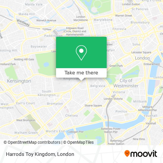 Harrods Toy Kingdom map