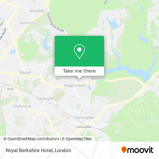 Royal Berkshire Hotel map
