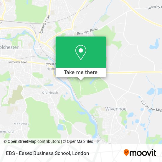 EBS - Essex Business School map