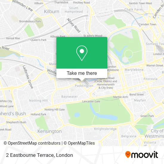 2 Eastbourne Terrace map