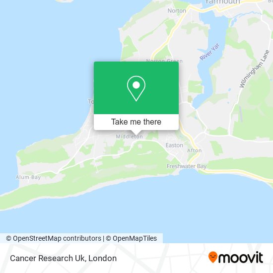Cancer Research Uk map