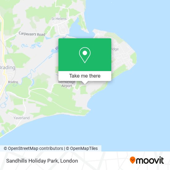 Sandhills Holiday Park map