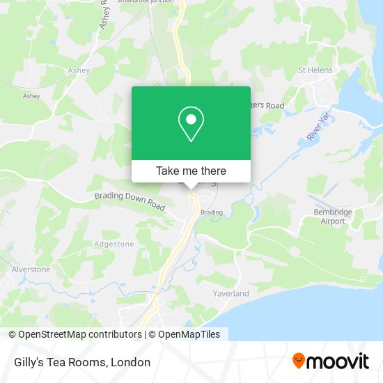 Gilly's Tea Rooms map