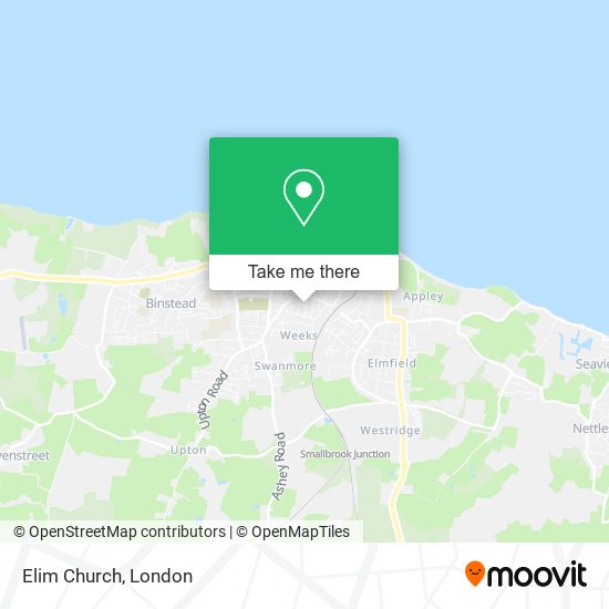 Elim Church map