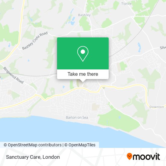 Sanctuary Care map