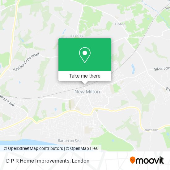 D P R Home Improvements map