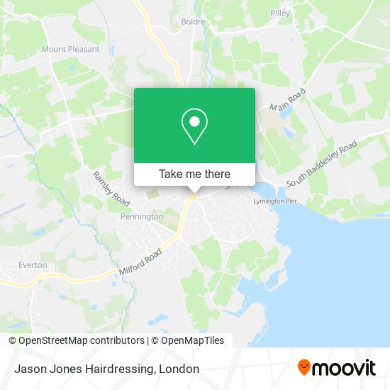 Jason Jones Hairdressing map