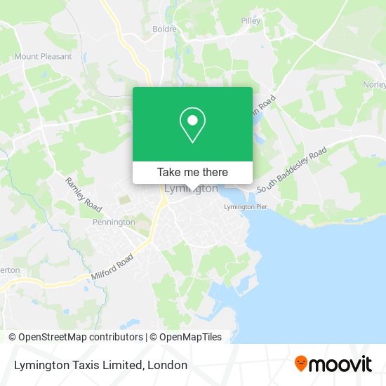 Lymington Taxis Limited map