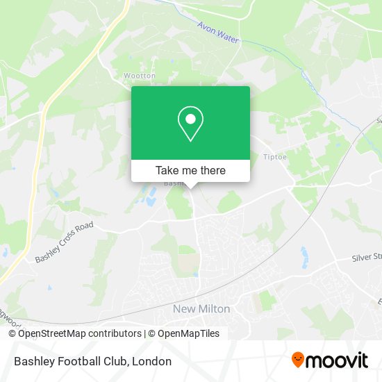 Bashley Football Club map
