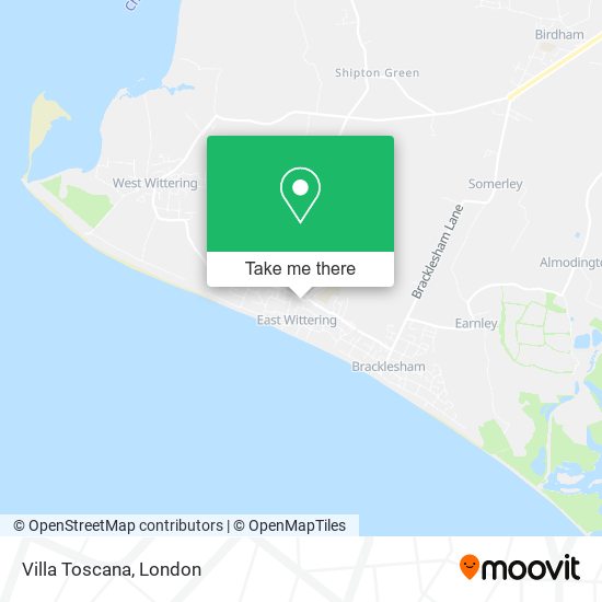 Villa Toscana map