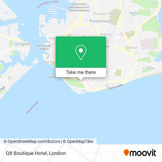 Q8 Boutique Hotel map