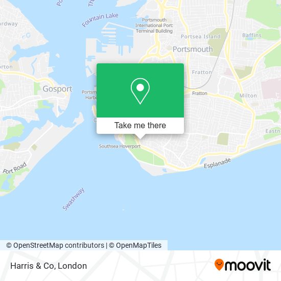 Harris & Co map