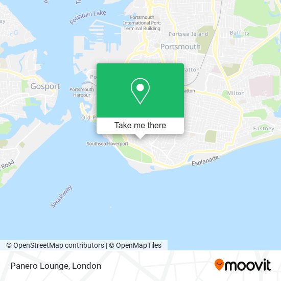 Panero Lounge map