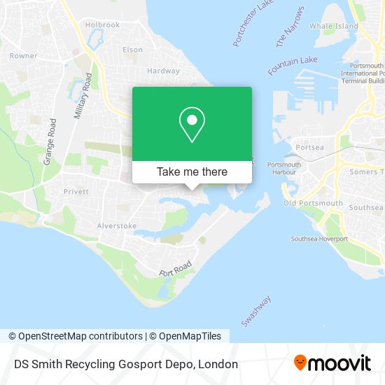 DS Smith Recycling Gosport Depo map