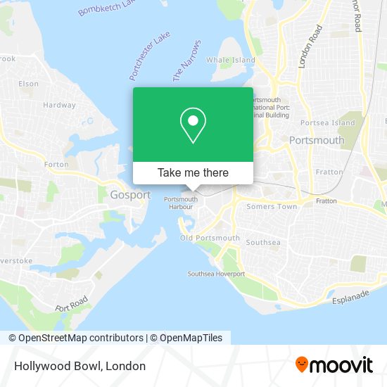 Hollywood Bowl map