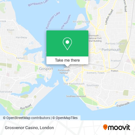 Grosvenor Casino map