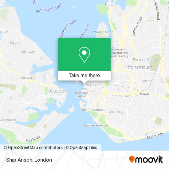 Ship Anson map