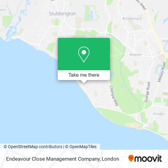 Endeavour Close Management Company map