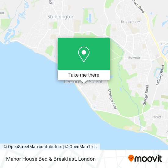 Manor House Bed & Breakfast map