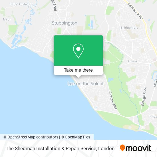 The Shedman Installation & Repair Service map