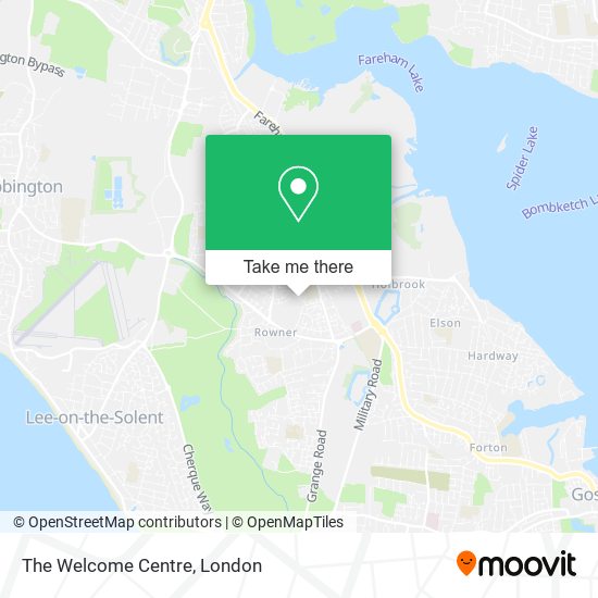 The Welcome Centre map