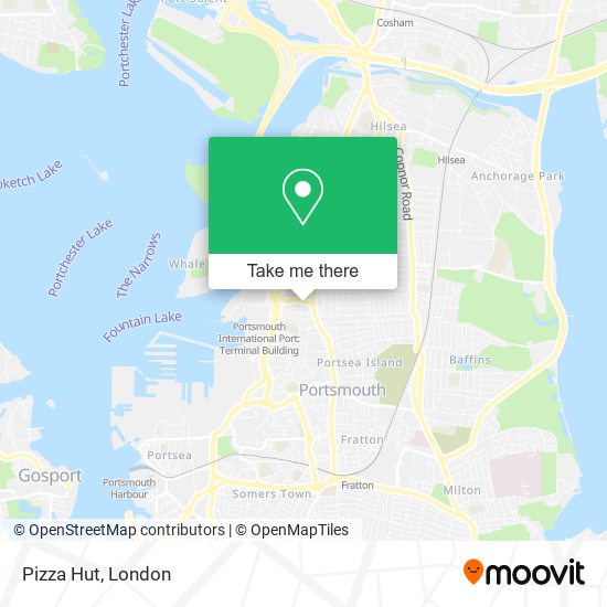 Pizza Hut map