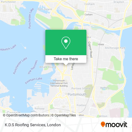 K.D.S Roofing Services map