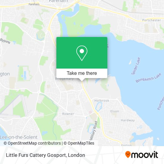 Little Furs Cattery Gosport map