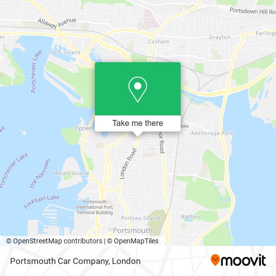 Portsmouth Car Company map