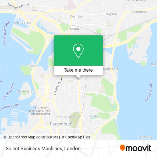 Solent Business Machines map